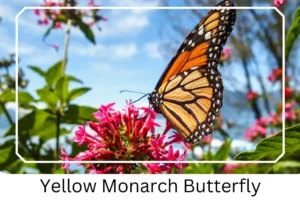 Yellow Monarch Butterfly
