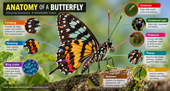 Parts of a Butterfly